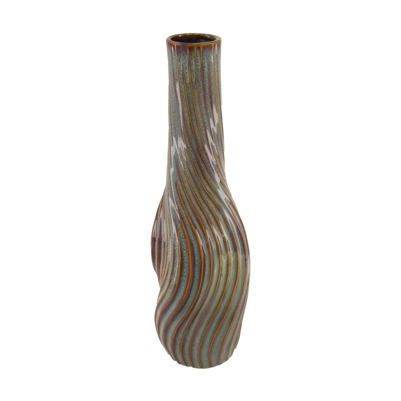 Vase ceramic Ø15x50cm Multi